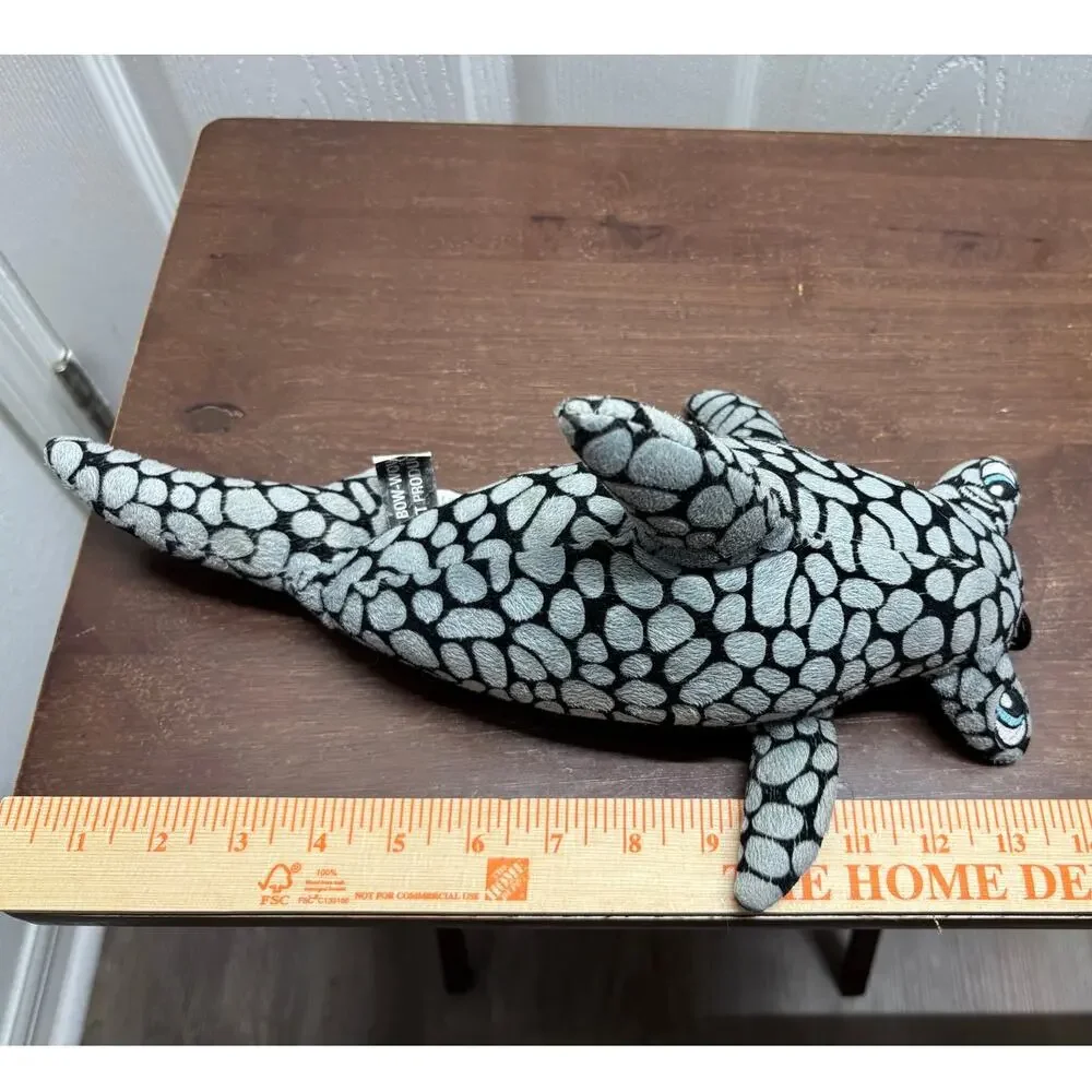 Bow-Wow Pet Products Hammerhead Shark Pebble Stone Camouflage Dog Toy ~13